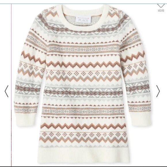 Holiday Sweater Dress - Adorable! NEW! - Picture 3 of 5